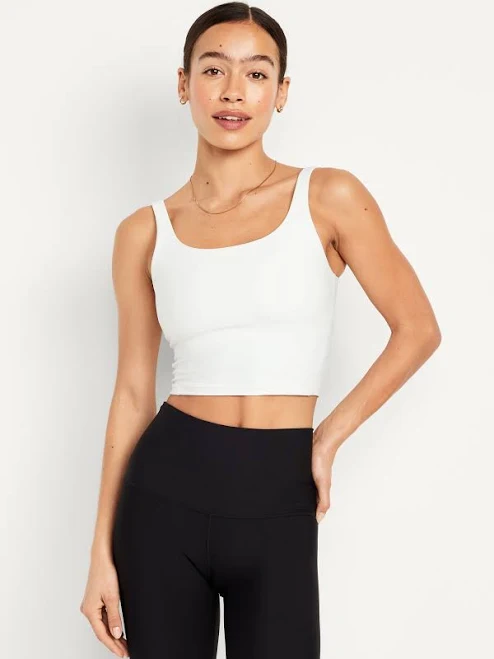top Old Navy Women's Light Support Powersoft Longline Sports Bra Old Navy $20.99
