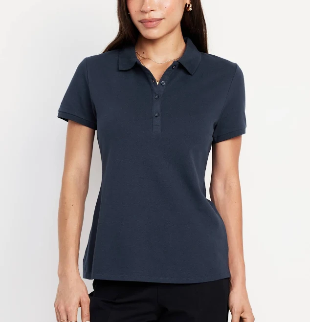 top Old Navy Women's Uniform Pique Polo Old Navy $12.49