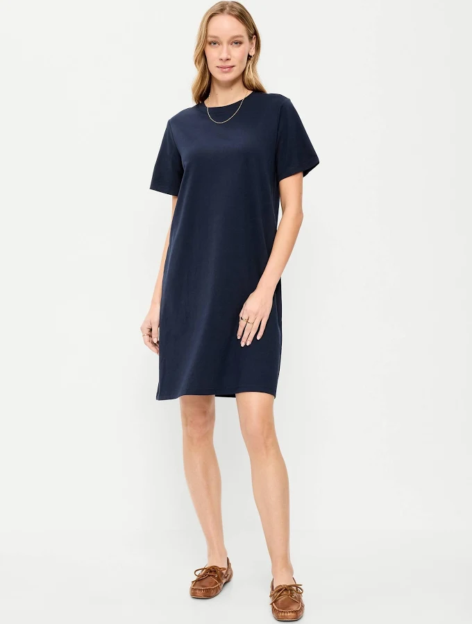 dress Old Navy Women's Vintage Crew-Neck Mini T-Shirt Dress Old Navy $9.99
