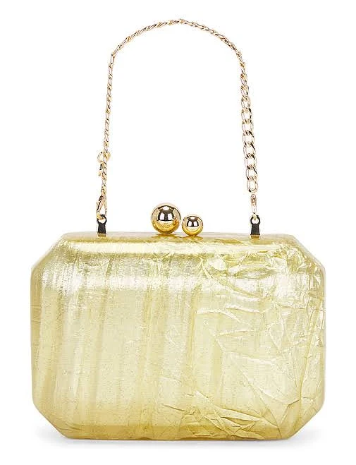 bag Olga Berg Mateo Metallic Clutch REVOLVE $112