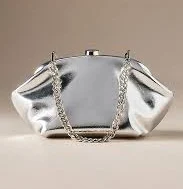 bag Olga Berg Tally Metallic Clutch anthropologie.com $95