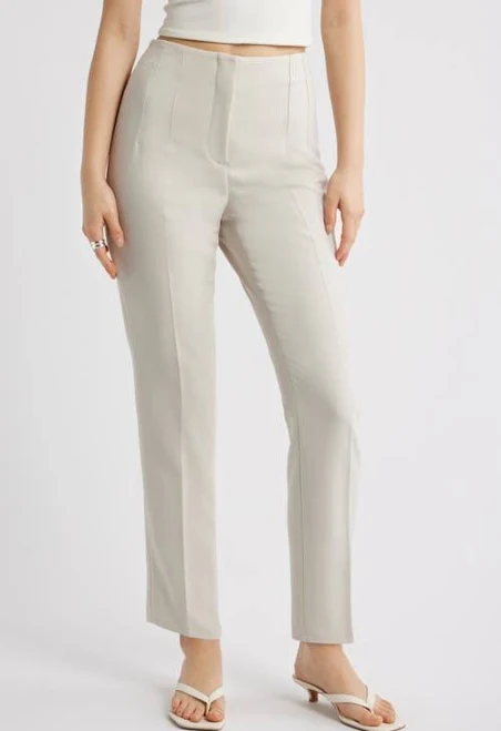 pants Open Edit Icon High Waist Ankle Cigarette Pants Nordstrom $89.5