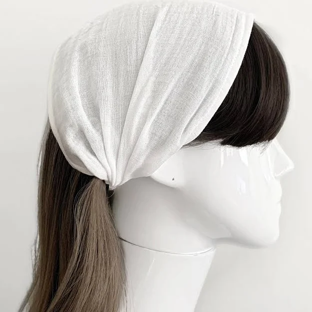 accessory Organic Cotton Gauze Wide Headband Etsy - LuxeDessinsCo $15