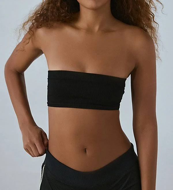 top Out From Under Seamless Bandeau Bra Top in Black, Women's XS/S at Urban Outfitters Urban Outfitters $12