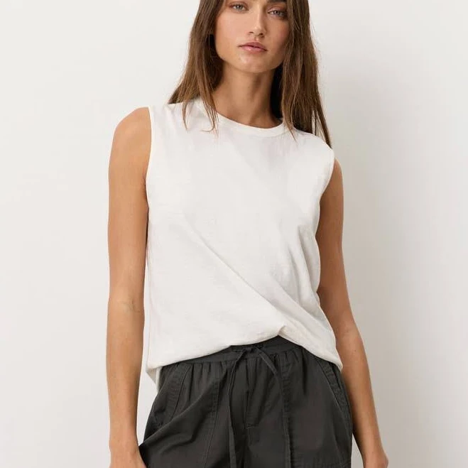 top Pact Women's Organic Cotton Soft-Slub High Neck Tank Top Nordstrom $30