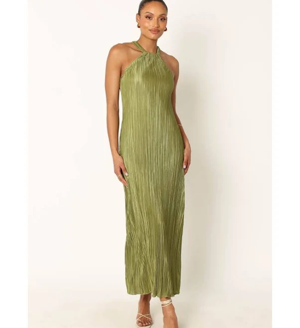 maxi dress Petal & Pup Women's Melody Plisse Halter Maxi Dress Macy's $89