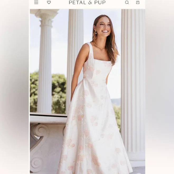 dress Petal & Pup Women's Zaria Floral Midi Dress Poshmark $60