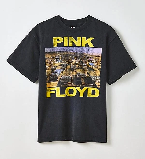 top Pink Floyd 1987 Tour Graphic Heavyweight Cotton Tee Urban Outfitters $45