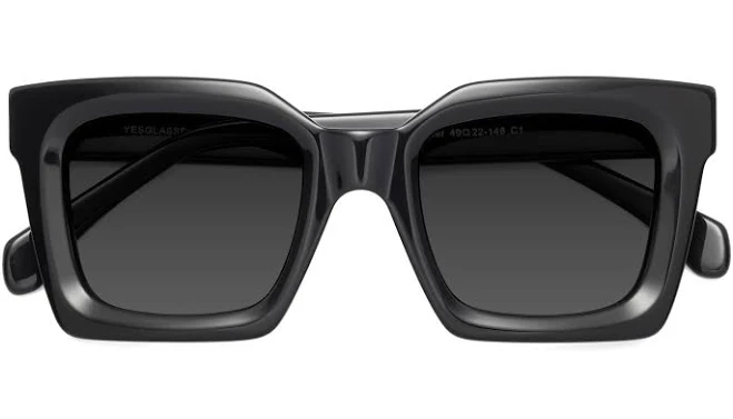 accessory Piper Oversized Thick Square Sunglasses Yesglasses $79