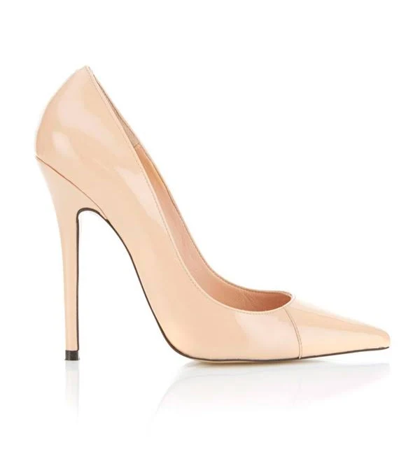 shoes Pointed Toe High Heel Patent Leather Pumps House of CB $181