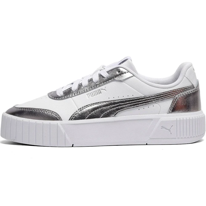 shoes PUMA Women's Carina Mia Metallic Platform Sneakers PUMA $42.99