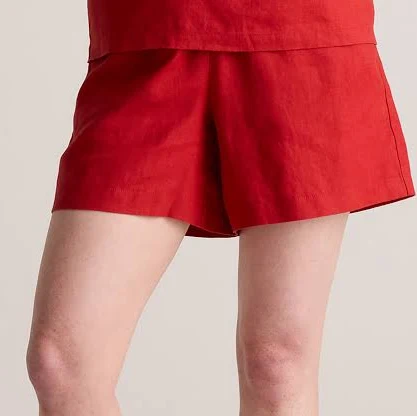 shorts Quince Women's European Linen High Waisted Shorts Quince $32