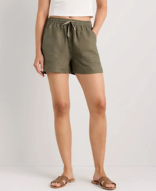 matching set Quince Women's European Linen Shorts Quince $32