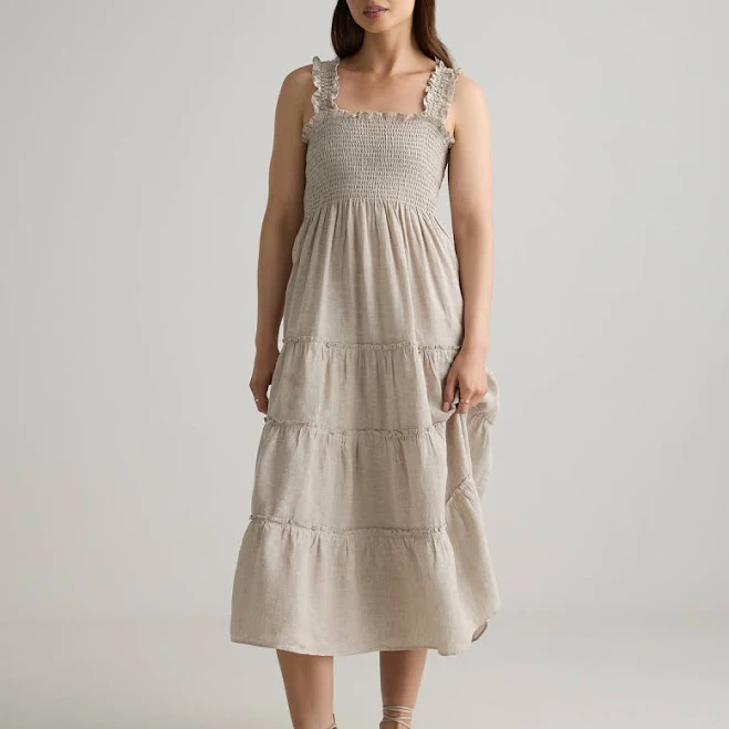 sundress Quince Women's European Linen Smocked Midi Dress Quince $74