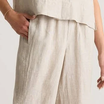 matching set Quince Women's European Linen Wide Leg Pants Quince $42