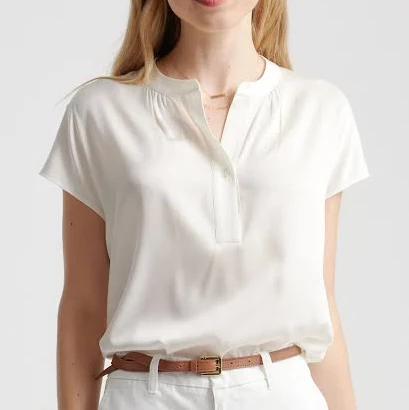 top Quince Women's Washable Stretch Mulberry Silk Dolman Sleeve Blouse Quince $69.9