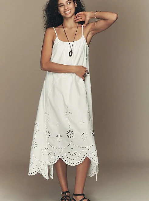 dress Raisonnel Eyelet Midi Dress Anthropologie $128