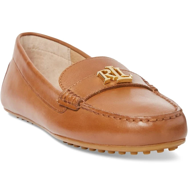 shoes Ralph Lauren Women's Barnsbury Nappa Leather Driver Macy's $94.5