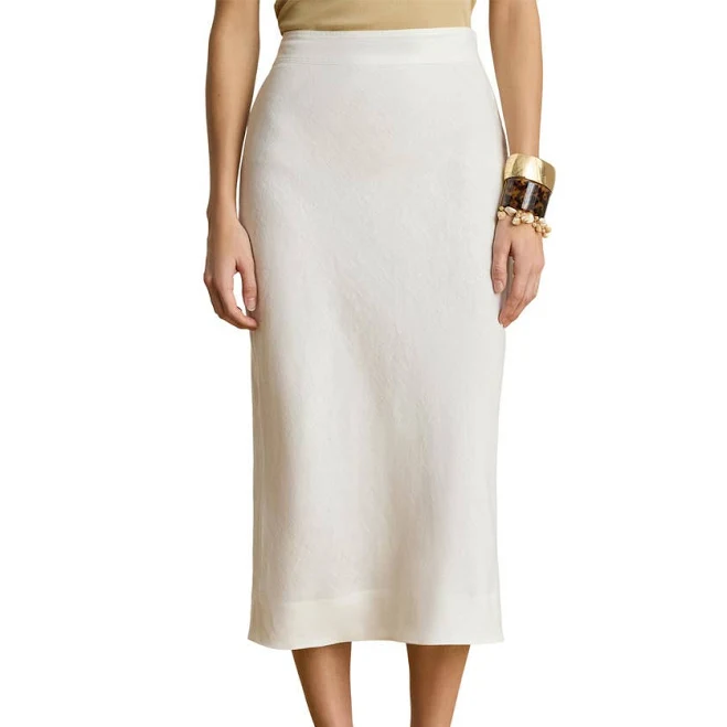 skirt Ralph Lauren Women's Linen Midi Pencil Skirt Nordstrom $165
