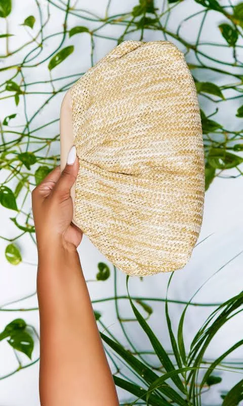 bag Rattan Clutch Cutely Covered $52.5