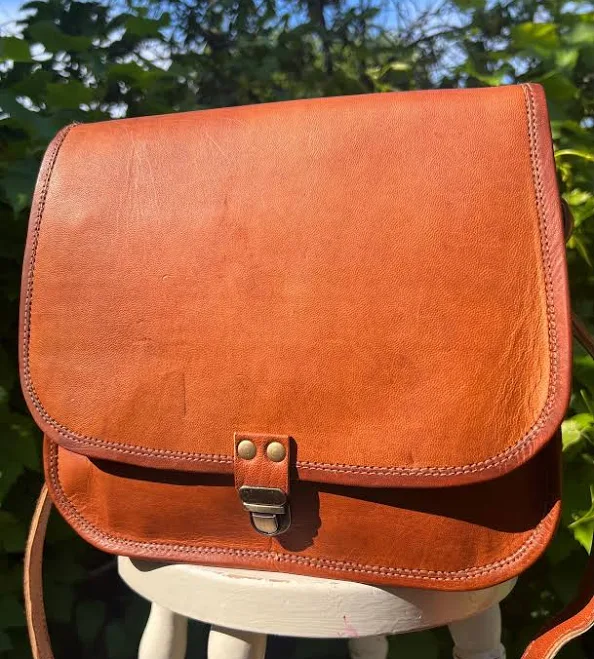 bag Retro Leather Saddle Bag Etsy - Seller $63.63
