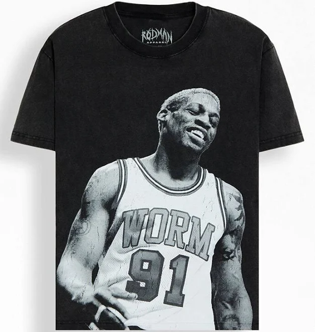 top Rodman Brand Candid Dennis Oversized Graphic T-Shirt PacSun $28
