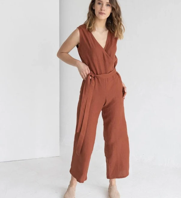 jumpsuit Rusty Linen Jumpsuit Sandsnowlinen.us $150