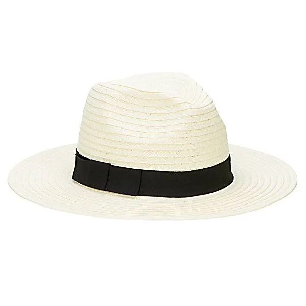 bag San Diego Hat Co. Women's Paper Braided Fedora with Bow Band Tractor Supply Company $29.99