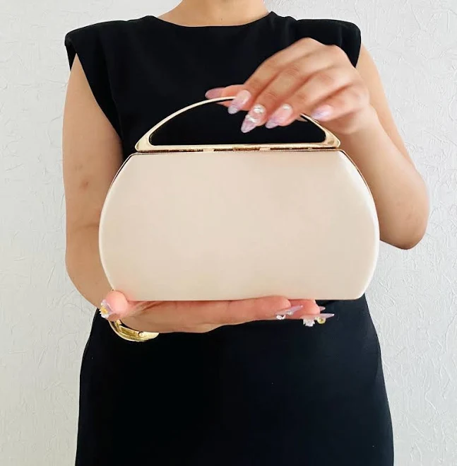 bag Satin Top Handle Clutch Bag Etsy - Seller $60.46