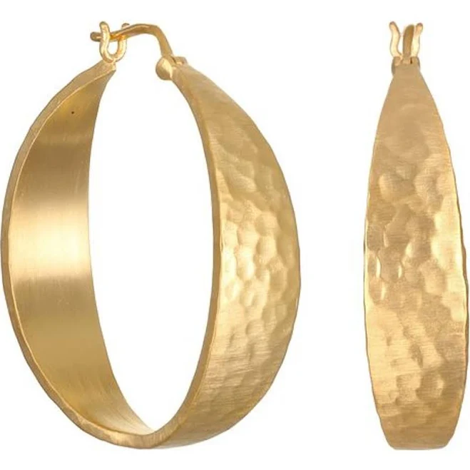 accessory Satya Jewelry Shine Bright Hammered Hoop Earrings Nordstrom $99