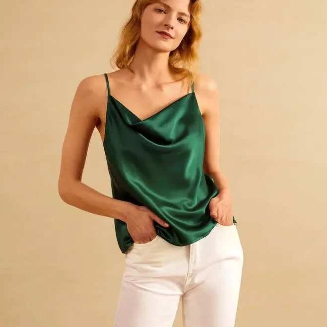 matching set Silk Camisole TikTok Shop $89