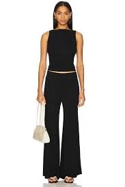boat neck top Silk Knit Sleeveless Boatneck Top revolve.com $137