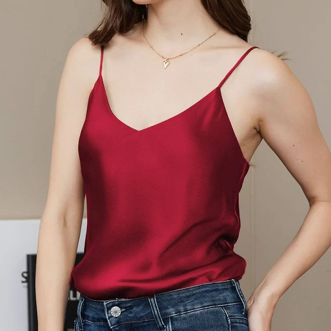 top Silk V-Neck Cami SilkSilky $39.95