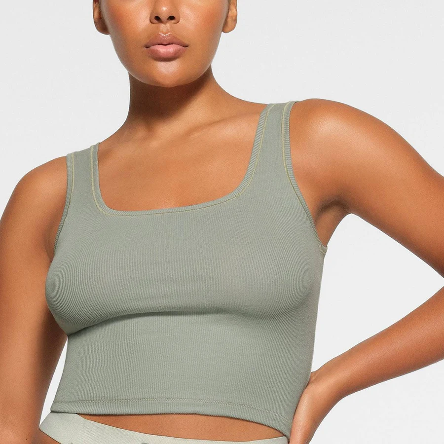 top SKIMS Women's Cotton Rib Tank Top SKIMS $38