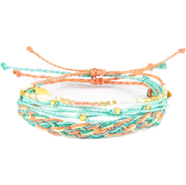 accessory Soft Sunrise Coral Bracelet Stack Nica Life $44.99
