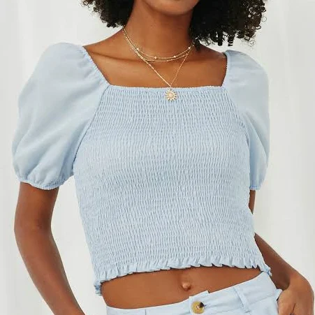 top Sophie & Hailee Women's Cropped Boho Blouse Sophie & Hailee $30