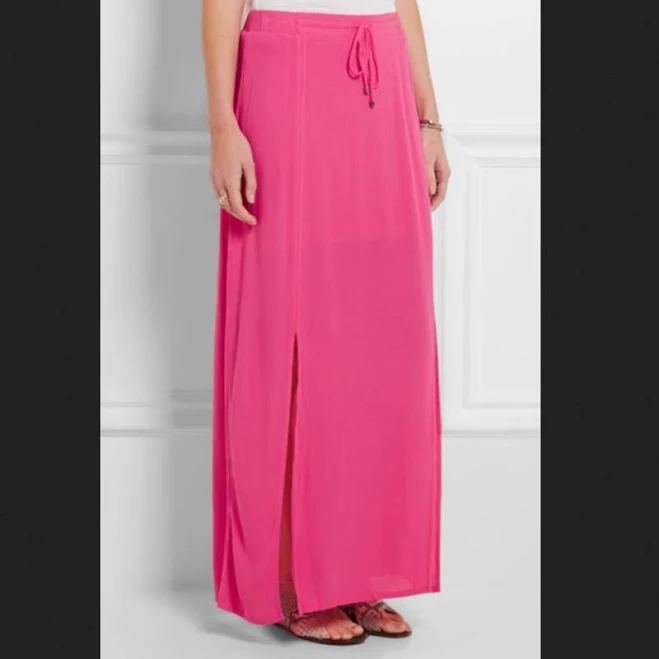 maxi skirt Splendid Skirts | Splendid Crinkled Gauze Maxi Skirt Bright Pink Size Small | Color: Pink | Size: S | Pm-44711470's Closet Poshmark $35