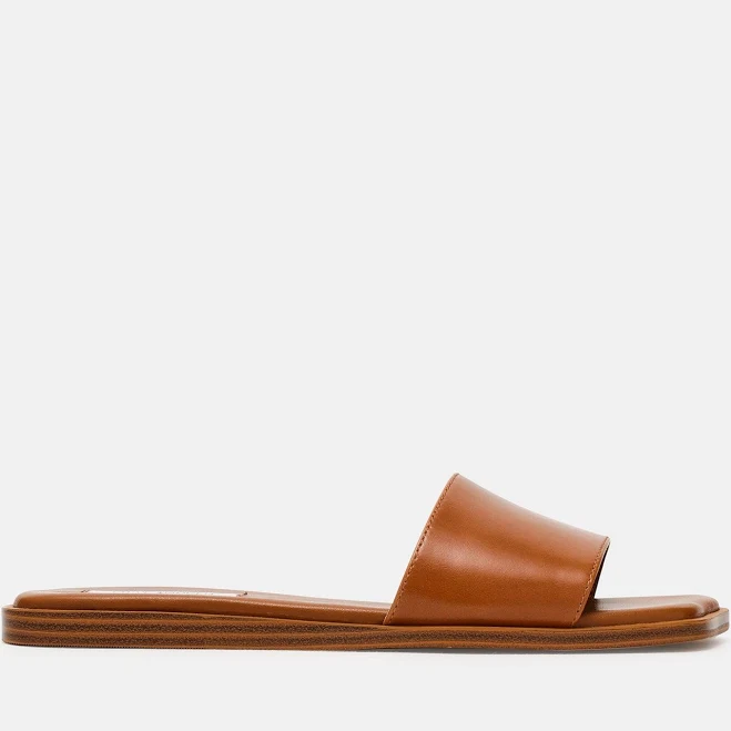 shoes Steve Madden Women's Avra Leather Slide Sandals Steve Madden $79.95