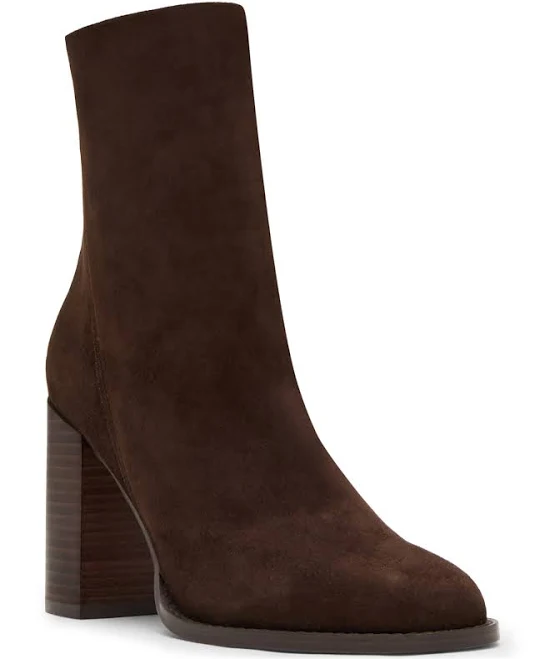 shoes Steve Madden Women's Obsession Block-Heel Suede Booties Macy's $47.63