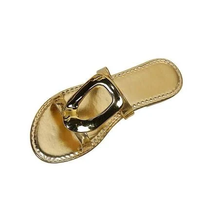 shoes SYMSHOES Women's Metallic Buckle Slide Sandals Walmart - GUZOM SHOES $17.7