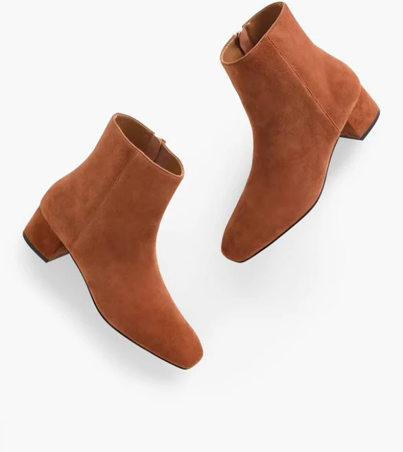 shoes Talbots Women's Perla Suede Block Heel Ankle Boots Talbots $95