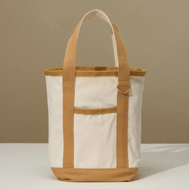 bag Taupe Medium Cotton Canvas Tote Bag Noted Candles $18