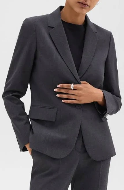 outerwear Theory Women's Carissa Blazer In Good Wool Nordstrom $455