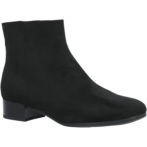 shoes Time and Tru Women's Faux Suede Wide Ankle Boots Walmart $12.99
