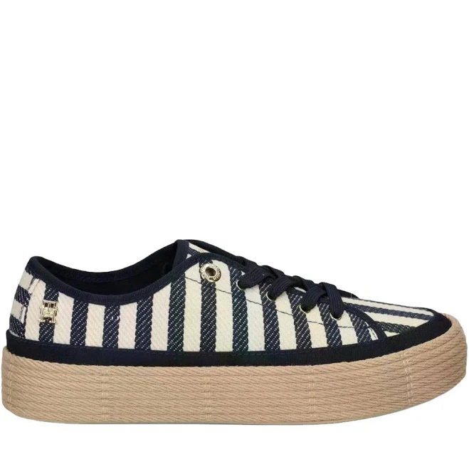 sneakers Tommy Hilfiger Striped Platform Sneakers Editorialist $193