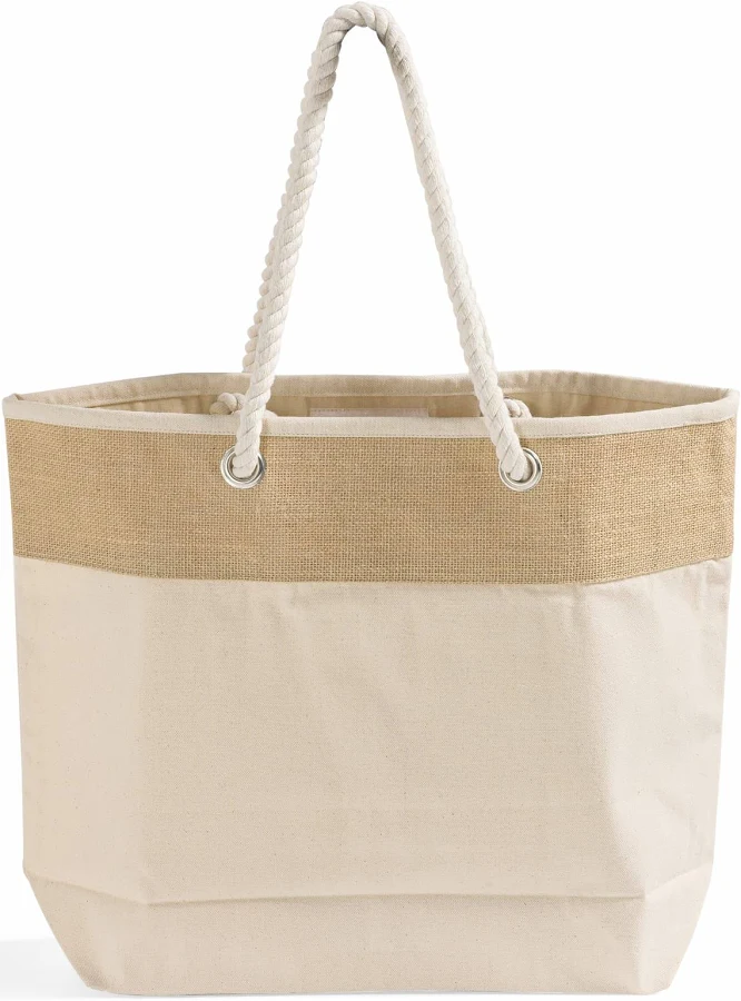 bag Tote Bag Factory Fancy Canvas Rope Tote Bag ToteBagFactory $7.58
