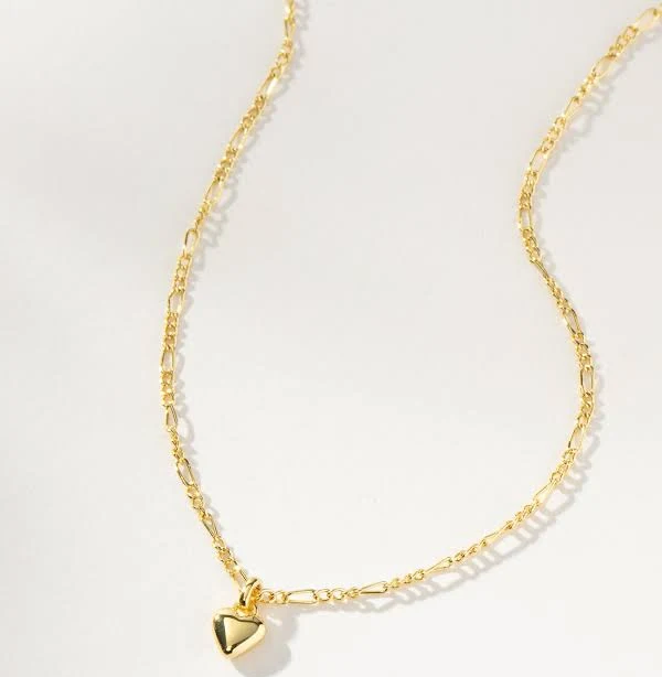accessory Uncommon James Mini Heart Gold Necklace Uncommon James $55