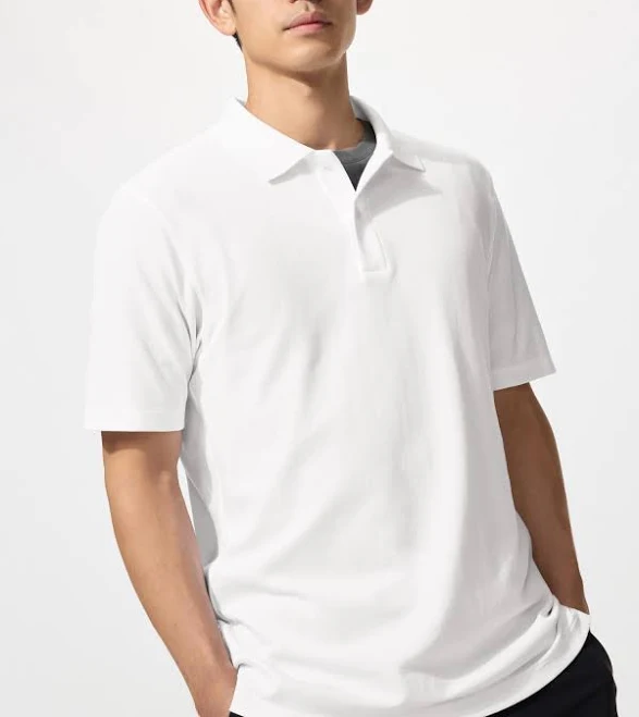 top UNIQLO Airism Cotton Pique Polo Shirt uniqlo.com/us $29.9