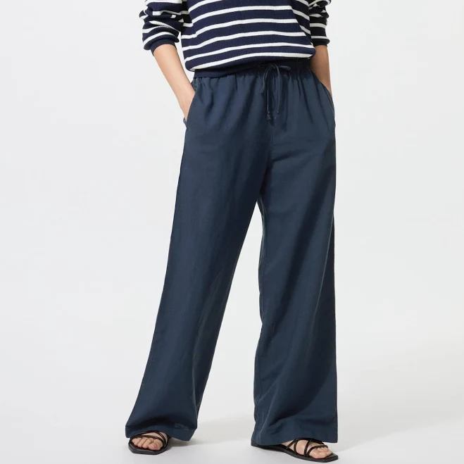 pants UNIQLO Women's Linen Blend Easy Pants uniqlo.com/us $39.9