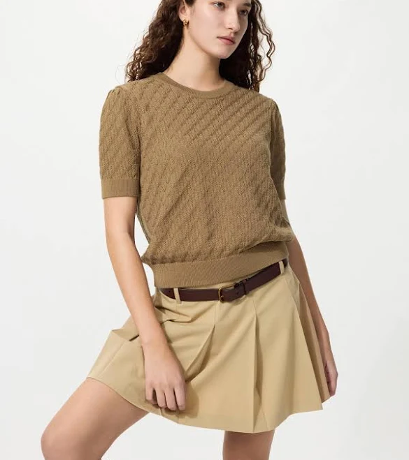 top UNIQLO Women's Pointelle Cotton Sweater uniqlo.com/us $39.9